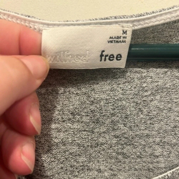 Aritzia Wilfred Free Gray Lorelei Dress size Medium‎ - Picture 6 of 9